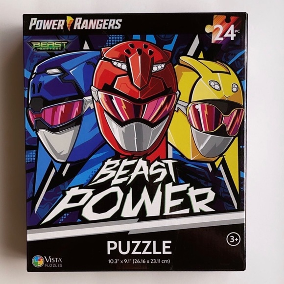 Power Ranger | Toys | Power Rangers Power Beast 24pc Puzzle Large Box ...